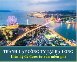 Thành Lập Công Ty Tại Hạ Long
