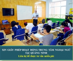 Thành Lập Trung Tâm Ngoại Ngữ Tại Quảng Ninh