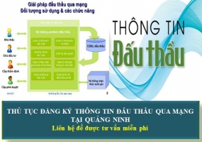Thủ Tục Đăng Ký Thông Tin Đấu Thầu Qua Mạng Tại Quảng Ninh
